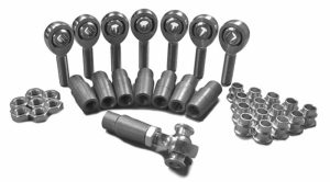 Steinjäger Heims, Nuts, Bungs, Inserts Rod End Kits 3/8-24 RH and LH Steel Housing, PTFE Race Fits 1.000 x 0.095 Tubing 8 Rod Ends
