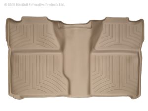 FloorLiner™ DigitalFit®; Tan; Rear;