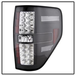 LED Tail Lights; Uses Stock Bulbs; Pair; Black;