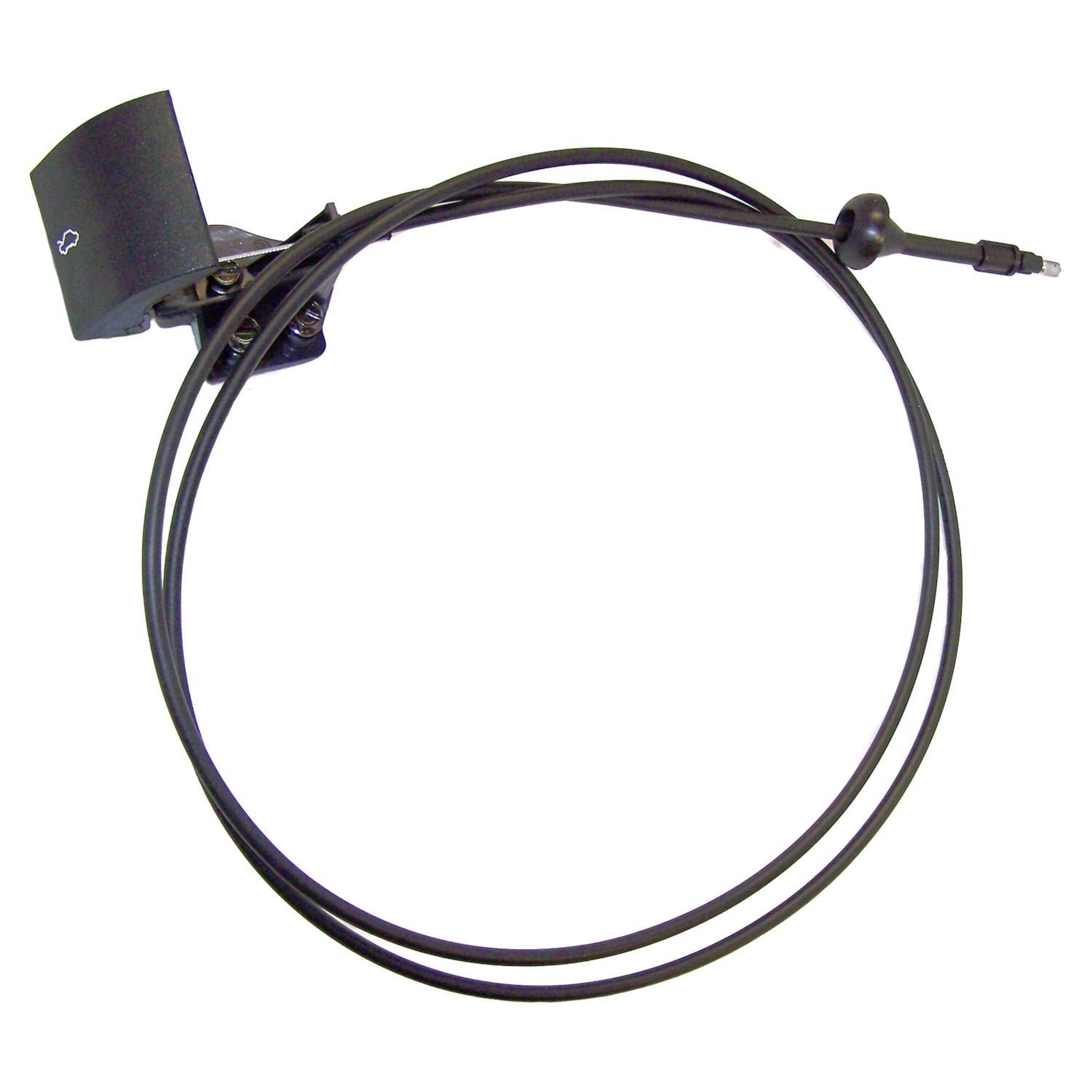 Crown Automotive - Steel Black Hood Release Cable