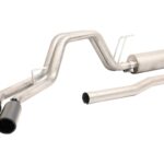 Gibson Performance Exhaust 69225B Black Elite Cat-Back Dual Sport Exhaust System; Stainless