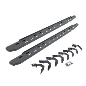 Go Rhino 69623580SPC - RB30 Slim Line Running Boards with Mounting Bracket Kit - Textured Black