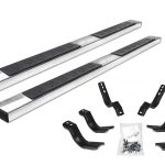 Go Rhino 6862412687PS - 6" OE Xtreme II SideSteps With Mounting Bracket Kit - Polished Stainless Steel