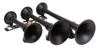 Kleinn The Demon™ – Black XCR 2.0™ Train Horn w/ Flat Rack Mount