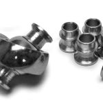 Steinjäger For 1 inch Rod Ends Straight Style Rod End Misalignment Inserts Yields 9/16 Bore Plated Steel 8 Pack