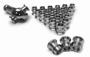 Steinjäger For 1 inch Rod Ends Straight Style Rod End Misalignment Inserts Yields 5/8 Bore Stainless 24 Pack