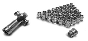 Steinjäger For 12mm Rod Ends Straight Style Rod End Misalignment Inserts Yields 10mm Bore Stainless 40 Pack