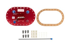 Fill Plate Alum. w/Flap Valve  -8an Fittings