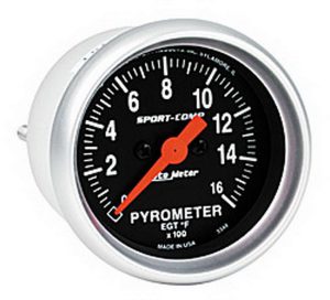 2-1/16in S/C EGT Pyrometer 0-1600