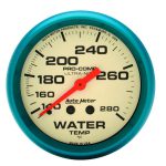 2-5/8 Ultra-Nite Water Temp Gauge 140-280