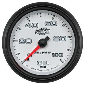 2-5/8 Phantom II Oil Pressure Gauge 0-100psi