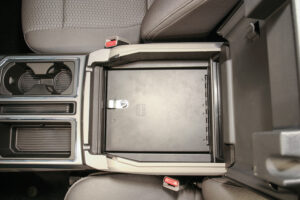 Security Console Insert; Black; For Use w/Flow Through Center Console;