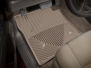 All Weather Floor Mats; Tan; Front;