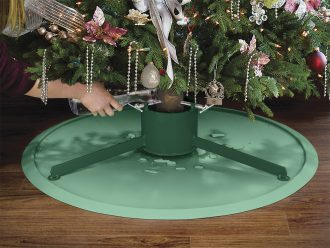 Green Christmas Tree Mat Universal 35in Round