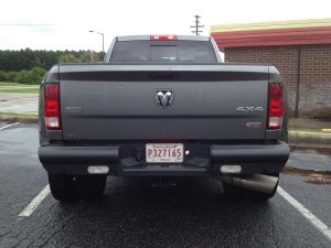 Elite Rear Bumper; 2 Stage Black Powder Coated;