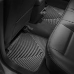 All Weather Floor Mats; Black; Front;