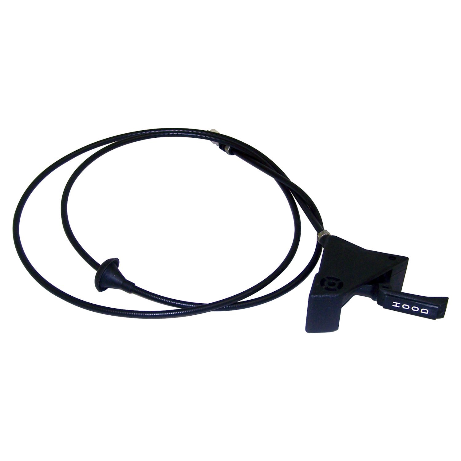 Crown Automotive - Metal Black Hood Release Cable