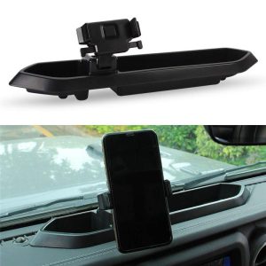 Jeep Wrangler JL Phone Holder with Dash Tray Mount