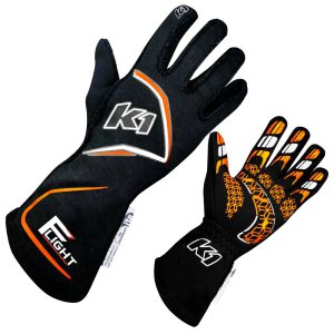 Gloves Flight X-Large Black-Flo Orange