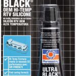 Permatex Ultra Black Hi- Temp RTV Silicone 0.5oz.