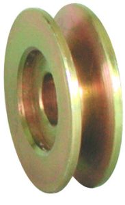 Pulley 1-V Yellow Zinc 2-3/8in OD