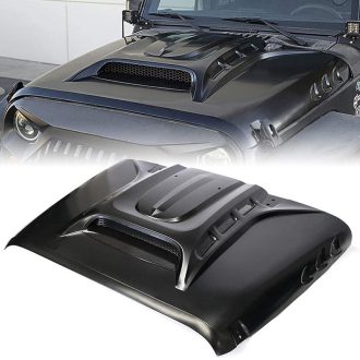 Jeep Hood with Functional Air Vents for Wrangler JK JKU | Piranha Series