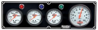 3-1 Gauge Panel OP/WT/FP w/3-3/8in Tach Black