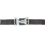 3in Lap Belts W/Snap End Black