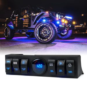 Jeep Wrangler JK Custom 6 Gang Switch Panel