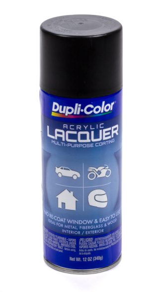 Semi Gloss Black Lacquer Paint 12oz