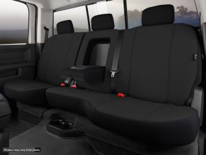 FIA SP82-90 BLACK SP80 Series - Seat Protector Polyester Custom Fit Rear Seat Cover - Black