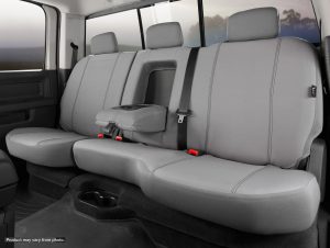 FIA SP82-90 GRAY SP80 Series - Seat Protector Polyester Custom Fit Rear Seat Cover - Gray