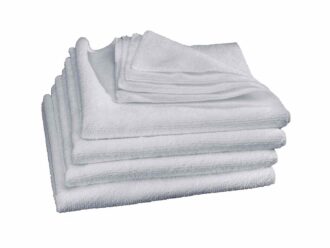 TechCare White Microfibe r Cleaning Cloths 4 Pack