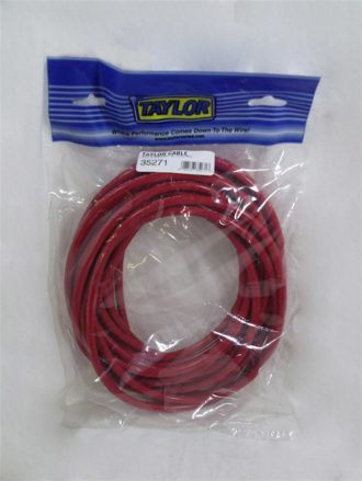 30' Spool 8mm Red Spiro Wound Plug Wire