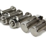 Front Hub Stud Kit With Nuts Titanium