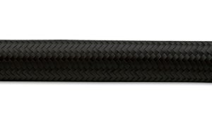 2ft Roll -10 Black Nylon Braided Flex Hose