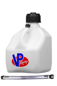 Motorsports Jug 3 Gal White Square w/Hose