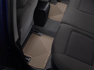 All Weather Floor Mats; Tan; Rear;