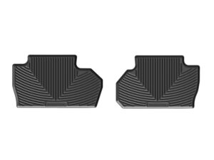 All Weather Floor Mats; Black; Rear;