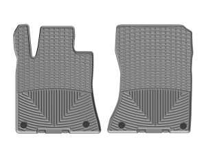 All Weather Floor Mats; Gray; Front;