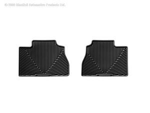 All Weather Floor Mats; Black; Rear;