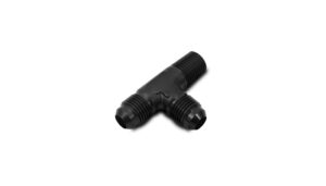 Vibrant Performance - 10471 - Male Flare Tee with Pipe On Run Adapter Fitting; Size: -4AN x 1/8 in. NPT