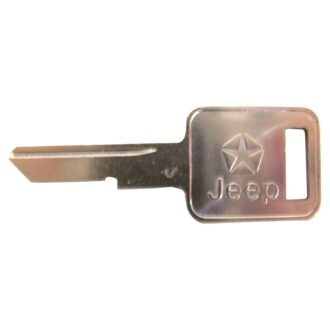 Crown Automotive - Metal Silver Key Blank