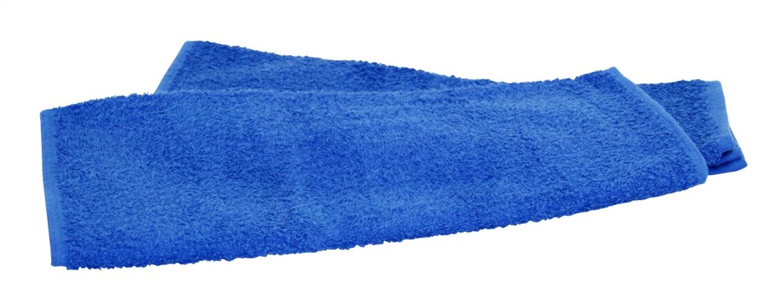 Cotton Terry Towels; 17 in. x 26 in; 2 Pack; Super Blue;