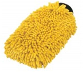 Chenille Wash Mitt; w/Long Chenille;