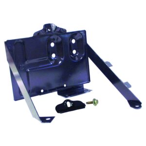 Battery Tray Kit; Black; Includes Battery Tray/Clamp/Bolt;