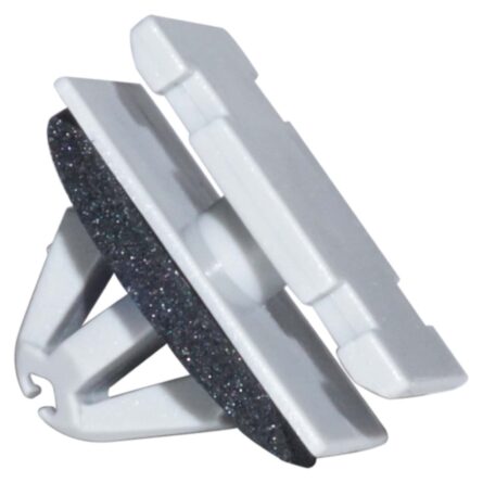 Wheel Flare Molding Clip; W-Shape; Grey Molding w/Grommet;