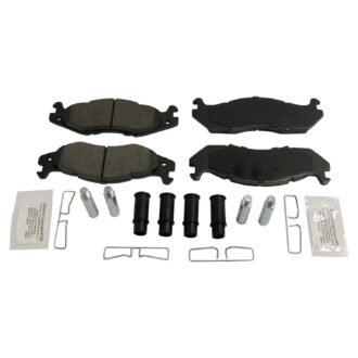 Brake Pad Master Kit; Incl. Titanium Pad Set/Caliper Bushings/Clips/Bolts;