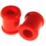 Universal Shock Eyes; Black; Front And Rear; Standard Straight Eye Style; ID 0.75 in.; L-1 9/16 in.; w/2 Bushings; Performance Polyurethane;