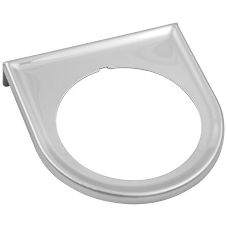 Gauge Mount Panel 2 in Chrome Single